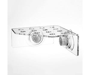 Kit de support pour aquarium récif marin, matériau acrylique conçu pour un placement stable des fragments de corail (CRB-13)