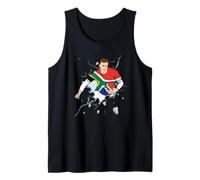 Kit de Supporters Springboks | Cadeau pour Les Fans de Rugby d'Afrique du Sud Débardeur