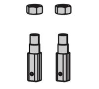 Kit de supports à visser Faac 63000295 douilles pour photocellules Miniswitch