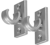 Kit de supports de rechange pour barres de cafétéria Argent-2,5 cm (paquet de 4)