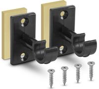 Kit de supports de rechange pour barres de cafétéria Noir-3,5 cm (pack de 6)