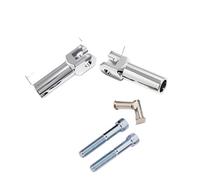 Kit de Supports de repose-pieds Convient pour Harley Harley Standard Softail Springer Deuce Heritage Softail ClaPassenger(Accessories - Black)