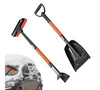 Kit De Suppression du Givre - Nettoyant pour Vitres De Véhicule, Poteau À Portée Réglable, Lame À Poignée Douce Et Confortable avec Fonction De Mouvement Circulaire | Équipement De Saison Froide pour