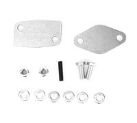 Kit de suppression EGR Akozon pour Delica/Pajero, Aluminium, Vanne à boisseau, 2 ports, 2 pouces, Filetage, Blanc comme montré sur l'image