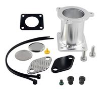 Kit de Suppression EGR en Aluminium Bypass de Suppression, Kit de Suppression VR-EGR08, Kit de Suppression Vanne EGR pour M57 SéRie 5 E60 E61 E61N 520I 525D 530D 535D