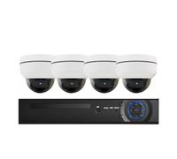 Kit de Surveillance Anti-émeute 5X Zoom 4K(None,4CH NVR 4pcs 8MP Cam)