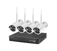 Kit de surveillance WiFi FullHD avec 4 caméras IP C200