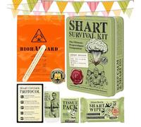 Kit de survie à partager, trucs amusants avec sous-vêtements, kit de partage de tours de secours | pour mutinerie digestive famille, adolescents, maris, amis, adultes, anniversaire, Noël, poisson