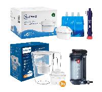 Kit de survie eau potable XL - Pack de préparation avec filtres à eau pour situations d’urgence Philips / Katadyn / AllSpares