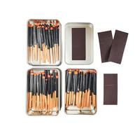 Kit De Survie Étanche - Démarreur Résistant Aux Intempéries, Livré Avec Un Allumage Supplémentaire, 20 Allumages Lin Naturel Immergés Dans La Cire(3 X Tin Matches)