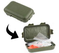 Kit de survie fosco combat survival kit waterproof vert armée