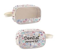 Kit de survie pour dentiste, sac à cosmétiques pour dentiste, dentisterie, cadeau de remise de diplôme, hygiéniste dentaire, cadeau d'appréciation, sac d'assistante dentaire, médecin, infirmière