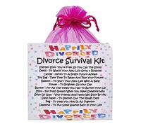 Kit de survie pour divorce - Cadeau souvenir unique et sentimental avec carte de vœux, Père Noël