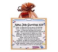 Kit de survie pour nouveaux emplois - Carte de félicitations amusante, cadeau porte-bonheur et souvenir, nouvelle carrière / Sorry You're Leaving
