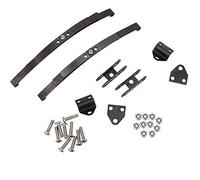 Kit de suspension à ressorts en plaque d’acier pour voiture RC 1/10, kit d’amortisseurs en métal à haute dureté avec ressorts résistants à la rouille, compatible avec Traxxas, HSP,