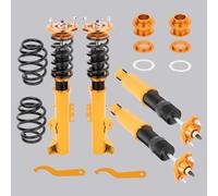 Kit de Suspension abaissée avec amortisseurs combinés filetés pour BMW Série 3 E36 318 323 325 328 91-99 316i 318i 318is 323i 323is 328is. Amortisseurs à Ressort et coupelle supérieure.
