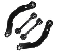 Kit de suspension arrière supérieur + bras arrière pour Dodge Caliber 2007-2012, Jeep Compass Patriot (MK) 2007-2017, bras latéraux supérieurs + bras d'orteil latéral inférieur arrière, 4 pièces