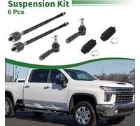 Kit De Suspension Avant 6 Pièces Embout De Biellette De Direction Intérieure Et Extérieure Avec Soufflet pour Chevrolet Equinox 2005-2009 pour Pontiac Torrent 2006-2009