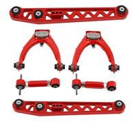 Kit De Suspension Avant Compatible Avec Civic 1996 1997 1998 1999 2000 Bras De Commande Inférieur Avant Supérieur Arrière + Kit De Carrossage Arrière Accessoires Pièces Automobiles