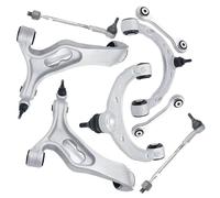Kit De Suspension Avant Compatible Avec VW Pour Touareg 7L0407021B 7P0407021 Bras De Commande Supérieur Et Inférieur Avant De Voiture, Kit De Suspension De Remplacement