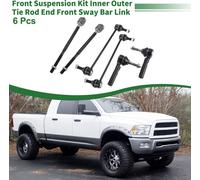 Kit De Suspension Avant Comprenant 6 Pièces : Embouts De Biellette De Direction Intérieure Et Extérieure, Barre Stabilisatrice Avant pour Dodge Journey 2009-2016