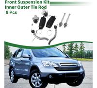 Kit De Suspension Avant Comprenant 8 Pièces : Embout De Biellette De Direction Intérieure Et Extérieure, Rotule Inférieure Avec Soufflet pour Honda Civic 2006-2011 1.8L