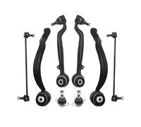 Kit de suspension de joint à rotule supérieur inférieur avant 8 pièces compatible avec Land Rover Compatible avec gamme 2003 2004 2005 2006 2007-2012