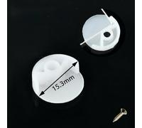 Kit de suspension de miroir sans cadre 50 clips de fixation murale en plastique transparent pour panneaux de verre sur murs durs et armoires (C 20 pièces)