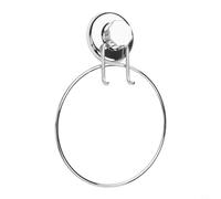 Kit de suspension de salle de bain en acier inoxydable avec ventouse puissante pour une organisation facile des serviettes sur les murs