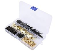 Kit de Suspension d'images, Kit de Suspension Murale 120pcs Hangage d'image Set Metal Double Hole Frame Hanging Tool avec 240pcs Vis