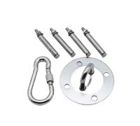 Kit de suspension for hamac, crochets pivotants robustes à 360°, capacité 500 kg, crochet en acier inoxydable, support plafond for for chaise