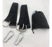 Kit de suspension pour balançoire d'arbre, 2 sangles de 1,5 m avec 2 mousquetons, extension de barre simple, ceinture sans protection