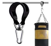 Kit de suspension pour balançoire d'arbre - Sangle de suspension robuste, système de crochet de sac de boxe silencieux, accessoire de support antidérapant pour hamac de fitness dans le jardin