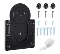 Kit de Suspension pour Cible de Fléchettes - 1 Jeu de Supports Muraux, 1 Mètre Ruban, Support en Acier (Noir)