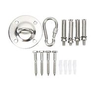 Kit de Suspension pour hamac, kit de Crochets de balançoire au Plafond, Support de Plafond Robuste en Acier Inoxydable avec 4 tuyaux d'expansion et vis, Crochet de Plafond Stable