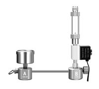 Kit de système de générateur de CO2 for Aquarium, générateur de CO2, diffuseur de compteur de bulles avec électrovanne for la croissance des plantes aquatiques