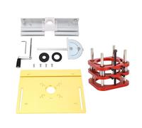 Kit de système de levage pour routeur, base de levage en métal, insert de travail du bois, planche rabattable pour sculpture, rainurage, chanfreinage, machines à bois, alliage