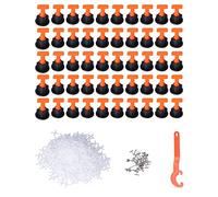 Kit de système de nivellement des carreaux en garantissant efficacement les carreaux plats évitant l'inégalité pour l'installation du sol