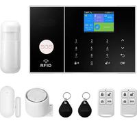 Kit de système de sécurité, connexion sans fil, intégration de la maison intelligente, capteur de porte/fenêtre, 4G WiFi Kit A, prise UE