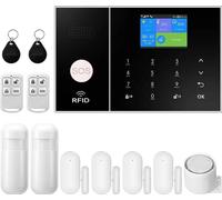 Kit de système de sécurité, connexion sans fil, intégration de la maison intelligente, capteur de porte/fenêtre, kit WLAN 4G C, fiche UE