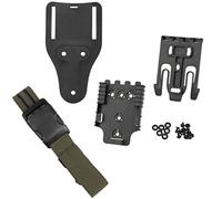 Kit de système de Verrouillage Rapide Tactique, Base de l'adaptateur du Passant de Ceinture QLS 22 19, Boucle à déclenchement Rapide, Ceinture à Patte Mobile, étui à Fusil