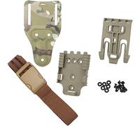 Kit de système de Verrouillage Rapide Tactique, Base de l'adaptateur du Passant de Ceinture QLS 22 19, Boucle à déclenchement Rapide, Ceinture à Patte Mobile, étui à Fusil