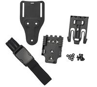 Kit de système de Verrouillage Rapide Tactique, Base de l'adaptateur du Passant de Ceinture QLS 22 19, Boucle à déclenchement Rapide, Ceinture à Patte Mobile, étui à Fusil