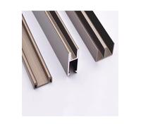 Kit de système d'engrenages à chenilles, Vitrine à double rail coulissant, portes coulissantes en verre de 5 mm et 8 mm, multicolore, plusieurs tailles(Gold,31.5in 5mm)