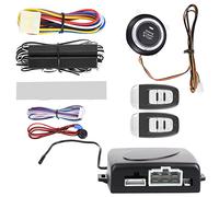 Kit de système d'entrée sans clé OneWay à démarrage à Distance Système d'alarme de Voiture 12 V avec Fonction d'arrêt de démarrage du Moteur PKE Alarme de vol d'identification