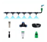 Kit de système d'irrigation goutte à goutte, arrosage automatique facile à installer, arroseurs réglables à économie d'eau pour plantes en pot de s noir 5m 912 pipe + 5 sets of quick-connect fittings