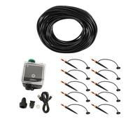 Kit de système d'irrigation télécommande USB 5V réglable pulvérisable goutte à goutte avec minuterie d'arrosage système d'arrosage de jardin pour balcon maison (10 m / 32,8 pieds)