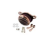 Kit De Système Filtre D'admission Filtre À Air Moto Pour Harley Pour Sportster XL883 XL1200C 48 72 Pour Quarante Huit Soixante-douze 91-2022(Bronze-red)