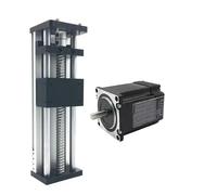 Kit de table à rail linéaire avec moteur Nema23, module de vis à billes motorisé, platine de translation mono-axe SFU1605, axes XYZ(2Nm All in one kit,300mm Stroke)