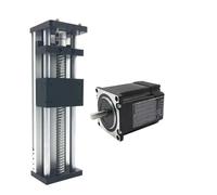 Kit de table à rail linéaire motorisé Nema23, module à vis à billes motorisée, plateau de déplacement for robot mono-axe SFU1605 (axes XYZ).(2Nm All in one kit,300mm)